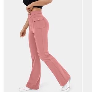 Halara high waisted flare cargo pants